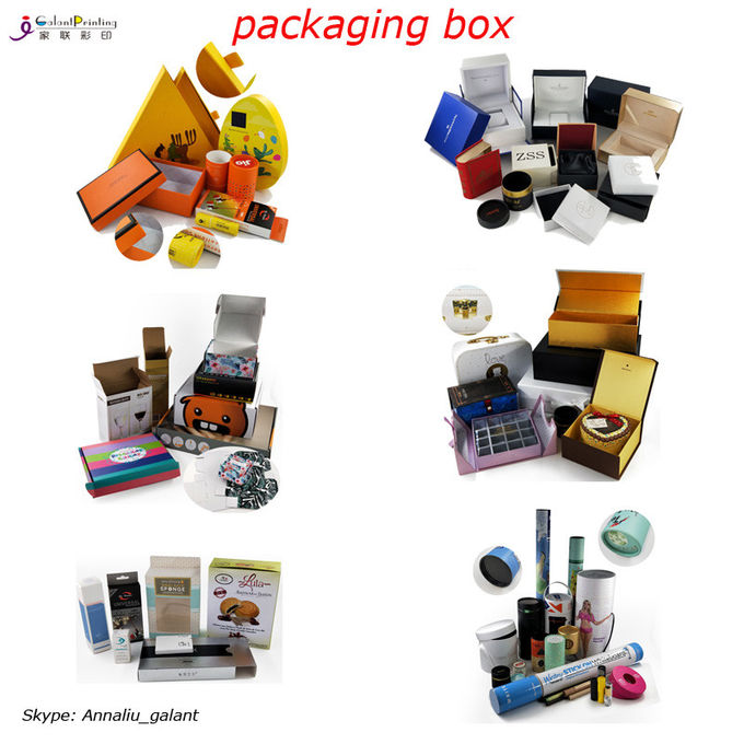 Las cajas de regalo cosméticas de lujo de la cartulina con las tapas crean la impresión de CMYK para requisitos particulares