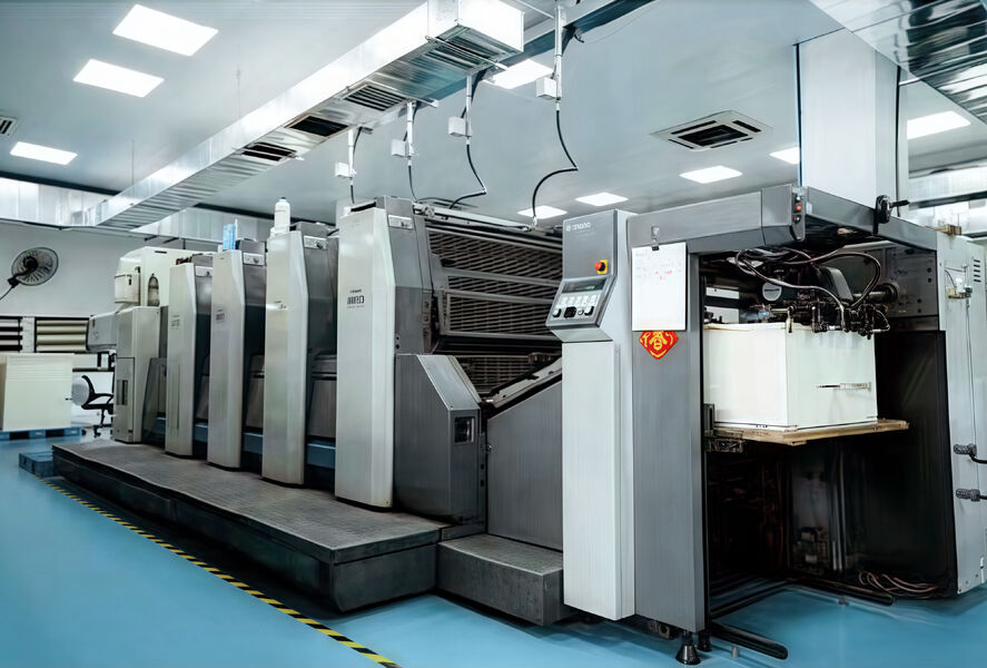 Guangzhou Changguan Printing Co., Ltd línea de producción del fabricante