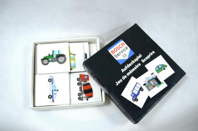 Diseños personalizados de automóviles de transporte Educativo de memoria Juegos de cartas para jóvenes y niños en tamaño personalizado 3