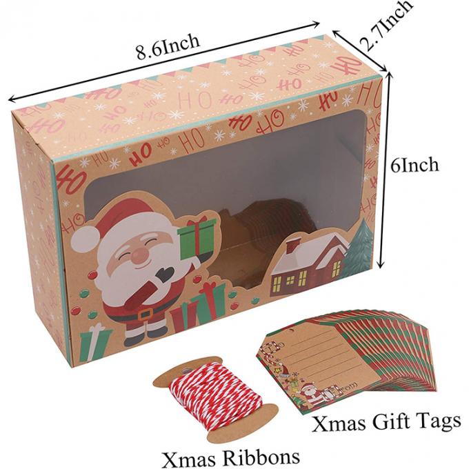 Pasteles de Navidad Galletas Chocolates y más Cajas de embalaje impresas personalizadas para alimentos 4