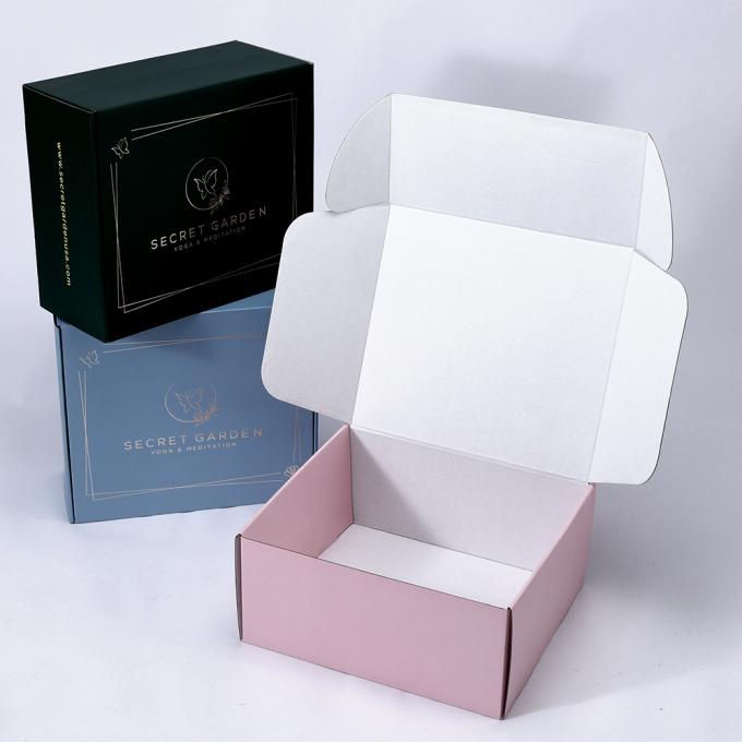 Cartón corrugado Logotipo personalizado de tinta de soja Impreso Holográfico Laser Mailer Box para Perfumes 8