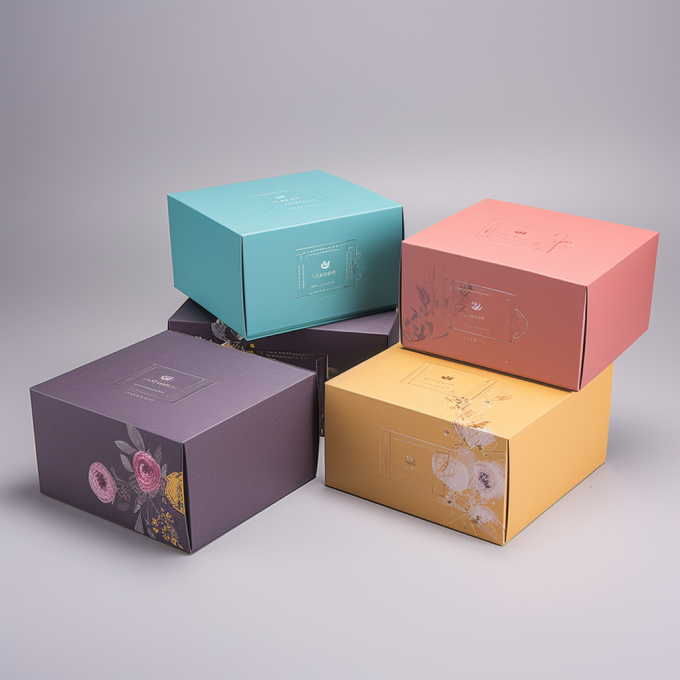 Tamaño personalizado Acceptado Laminado Brillante Eco Amigable Para Cuidado de la Piel Caja de Embalaje de Fragancias 10