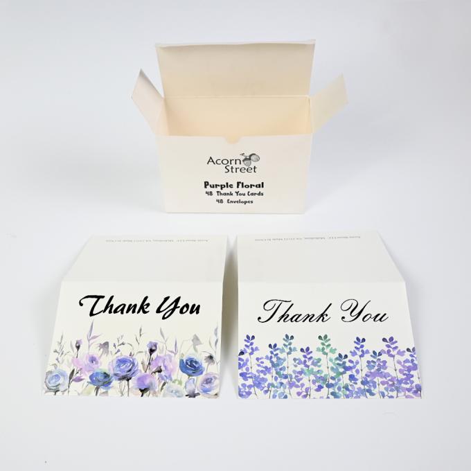 Servicio de Impresión de Libros de Logotipo Personalizado Tarjetas de Gracias Perfecto para bodas y cumpleaños 7