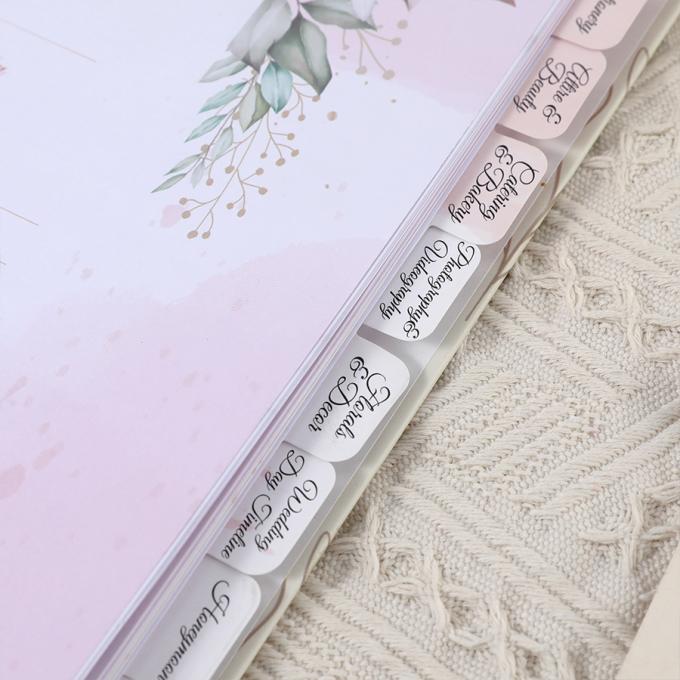 Diario personalizado A4 A5 Diario en espiral Papel cuadernos Diario Diario Planificador de bodas para mujeres 7