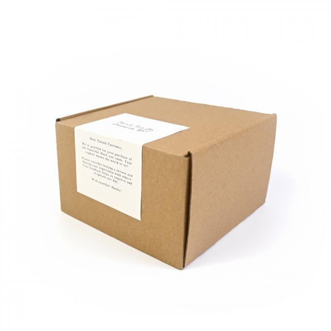 Empresas pequeñas Tarjetas de agradecimiento con sobres de papel Kraft marrón y pegatinas 8