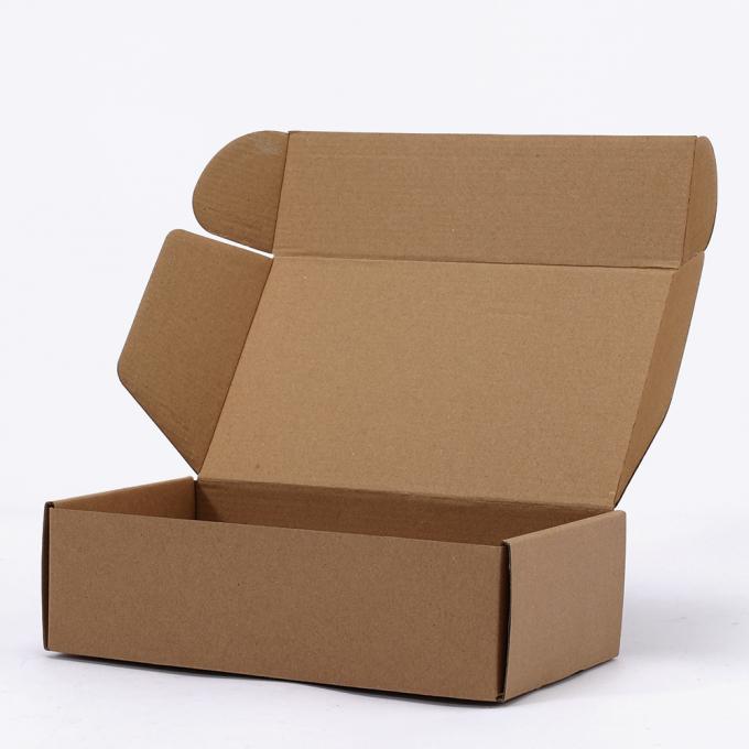 Cartón corrugado de cartón Flexografía de papel de embalaje Caja de correo para carpetas de mercancías de envío 10