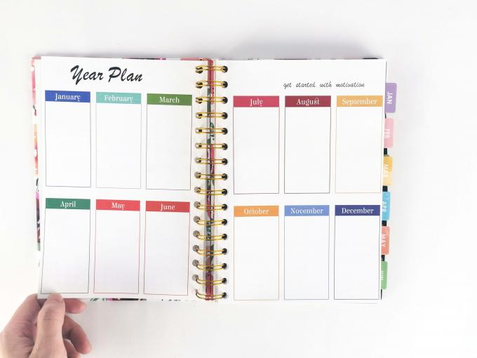 Cuaderno de escritura de composición en espiral con 40-80 páginas interiores 4