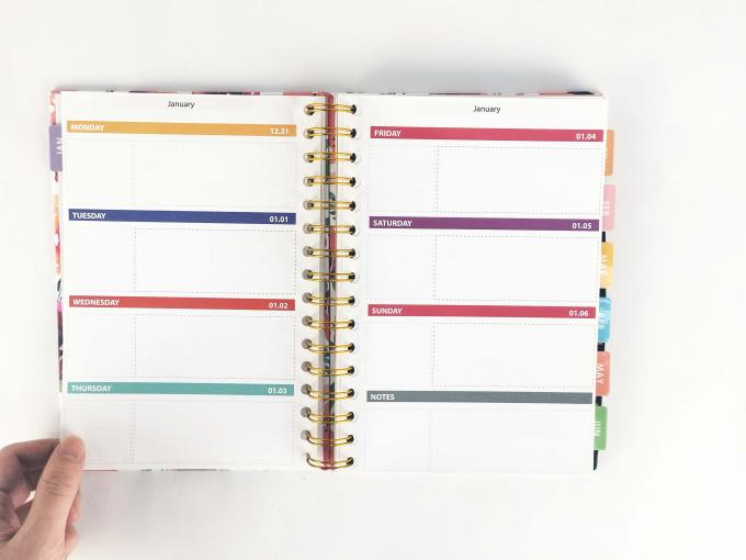 Cuaderno de escritura de composición en espiral con 40-80 páginas interiores 5