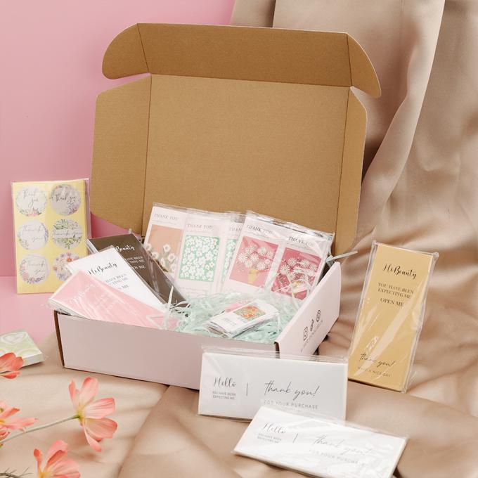 Envases de cartón de papel ondulado con logotipo personalizado 6