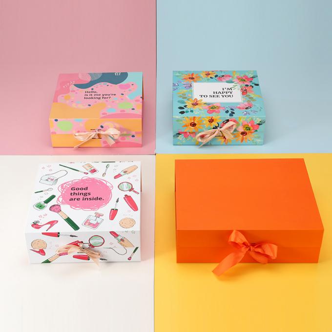 CMYK Impresión en color Pantone Impresión personalizada Envasado de regalo grande Caja de papel para ropa 7