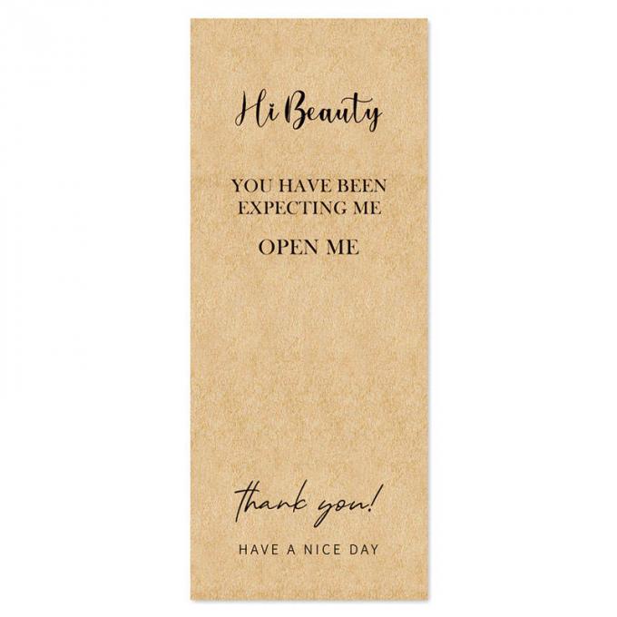 Etiqueta autoadhesiva rectangular personalizada Envasado de caja de envío con impresión UV y de superficie 4