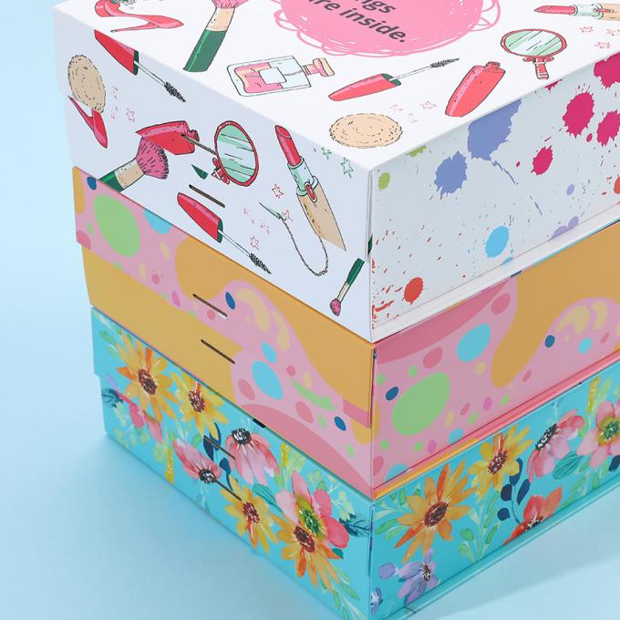 Calzado industrial Ropa de lujo de colores plegable de cierre magnético caja de embalaje de regalo 10
