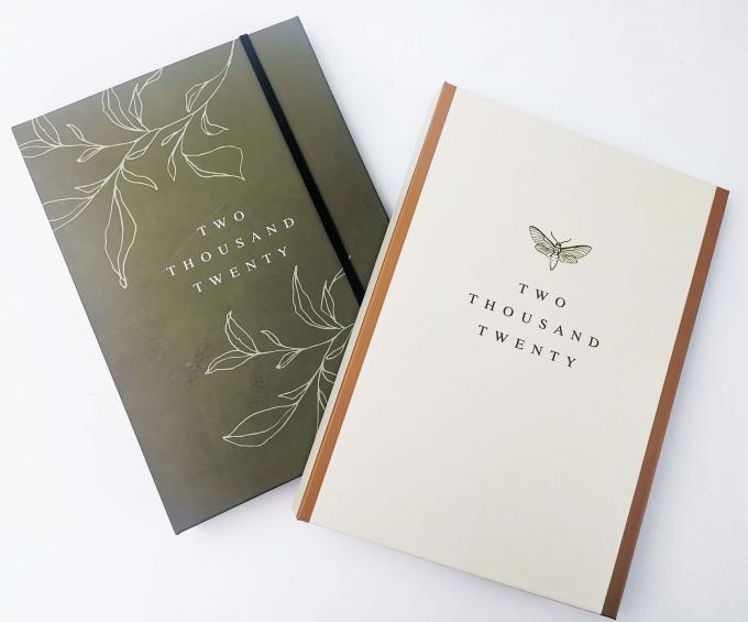 Escondido Cuaderno de tapa dura de espiral Impresión Planificador semanal con 80 hojas Páginas interiores 4