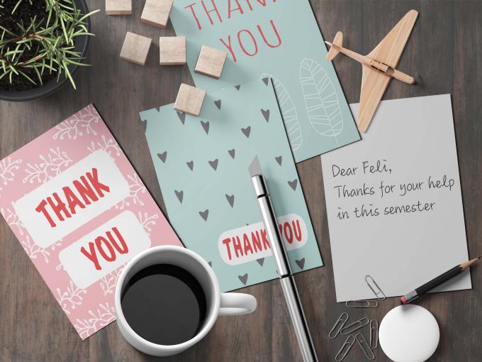 Tarjeta postal de cartón de papel para lujo a granel acuarela follaje floral Tarjeta de agradecimiento 8