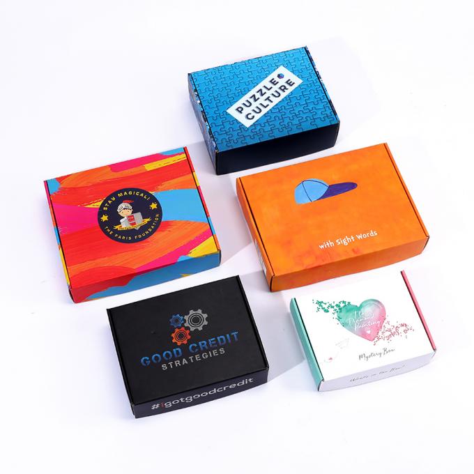 CMYK Impreso de cartón corrugado Correo Aeroplano de envío de la caja de correos con diseño personalizado 11
