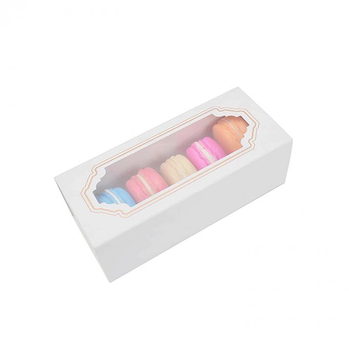 Embalaje corrugado para alimentos Caja de cajones de macarrones con ventana hecha de cartón 1