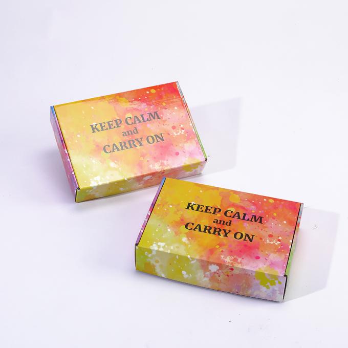 Cajas de correo corrugadas biodegradables de cartón 8