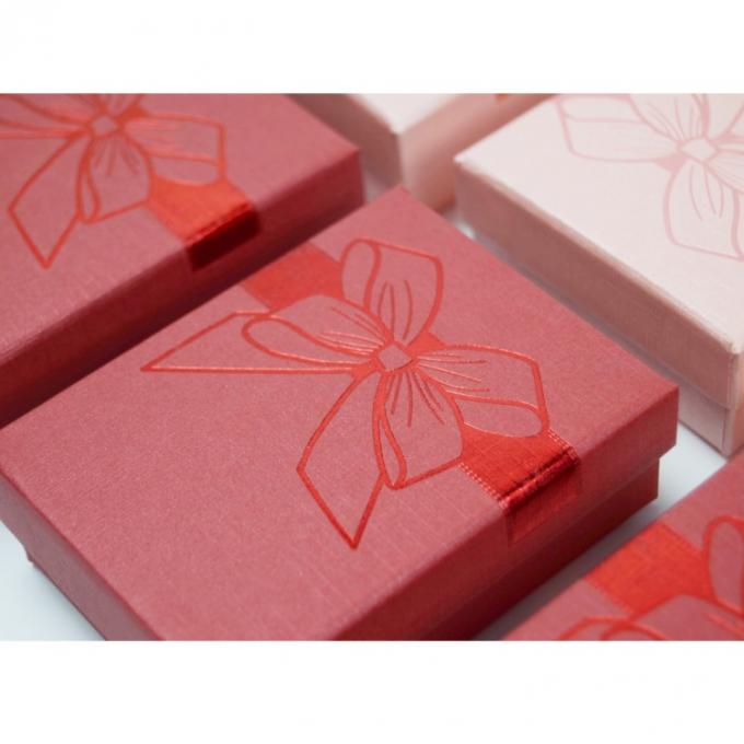 Caja de papel de joyería mini cuadrada para caja de joyería en CD 7