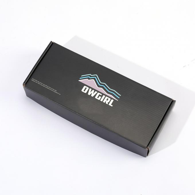 Caja de extensión de cabello de pedido personalizado CMYK Pantone Color cartón corrugado Caja de correo 8