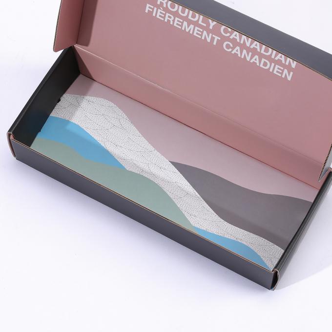 Caja de extensión de cabello de pedido personalizado CMYK Pantone Color cartón corrugado Caja de correo 7