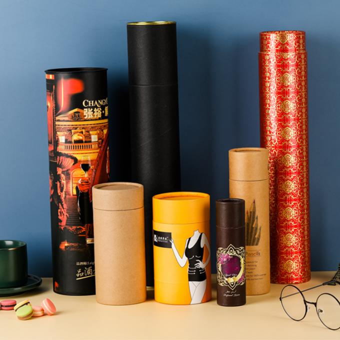 Envases de aceite esencial de cartón envasado en papel caja de tubos con impresión CMYK 6