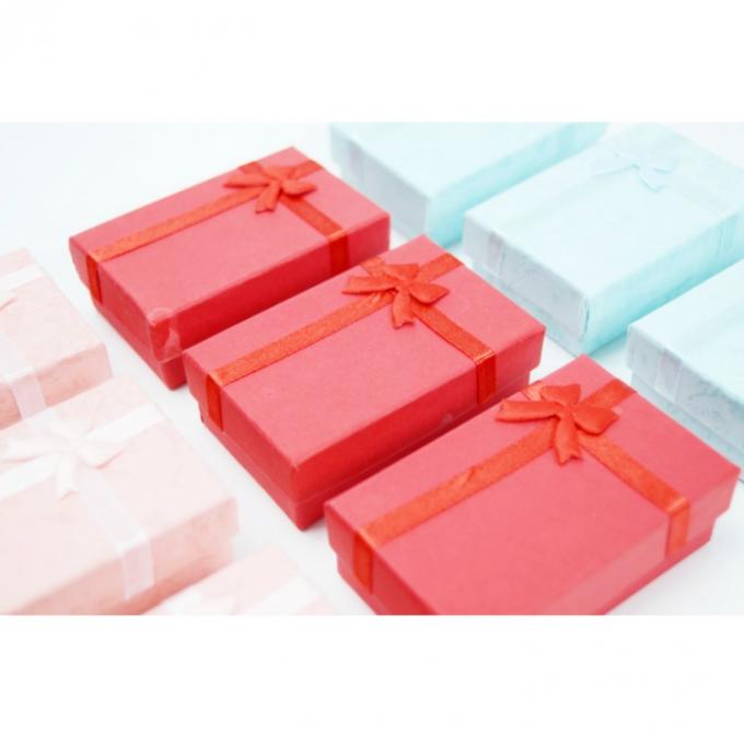 Tamaño personalizado Se acepta la caja de regalo rosa con arco en el cielo y la cubierta de la tierra 5