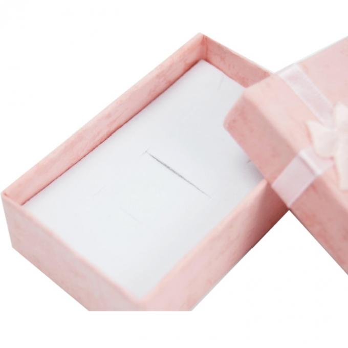 Tamaño personalizado Se acepta la caja de regalo rosa con arco en el cielo y la cubierta de la tierra 10