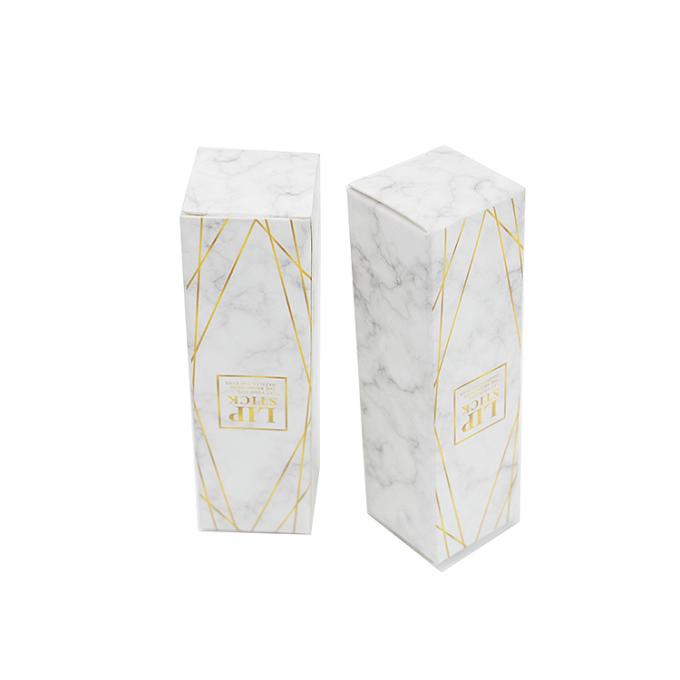 Color completo Cartón de diseño personalizado Cartón líquido Cosmético Brillo labial Lápiz labial Caja de embalaje de papel 3