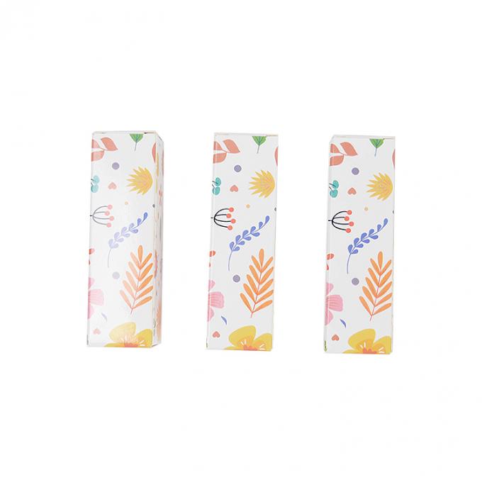 Logotipo personalizado Imprimido Tub End Kraft Paper Box para embalaje de lápiz labial cosmético Gloss labial 8