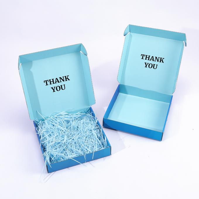Caja de correo de impresión personalizada plegable reciclada con logotipo para regalo de suscripción de cartón 6