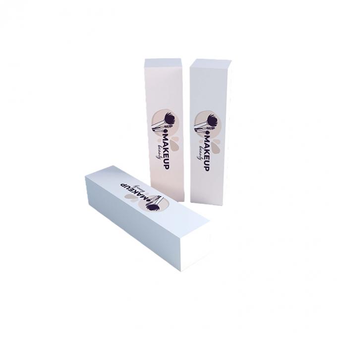 Logotipo personalizado Reciclar maquillaje de lujo Carpeta Cosmética Lápiz labial Gloss de labio tubo de embalaje Caja de papel 2