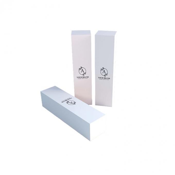 Logotipo personalizado Reciclar maquillaje de lujo Carpeta Cosmética Lápiz labial Gloss de labio tubo de embalaje Caja de papel 1