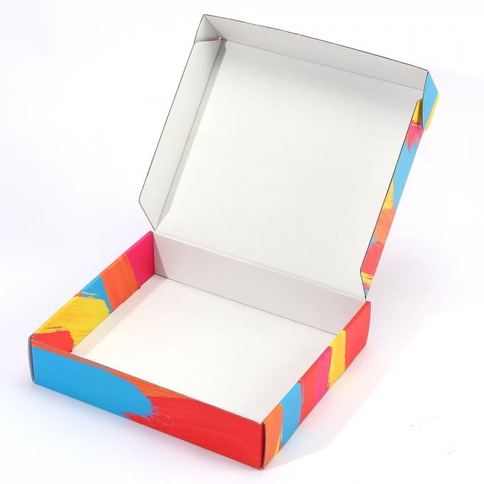 Logotipo personalizado Embalaje de correo de papel Impresión a color Caja de correo de envío corrugado 6