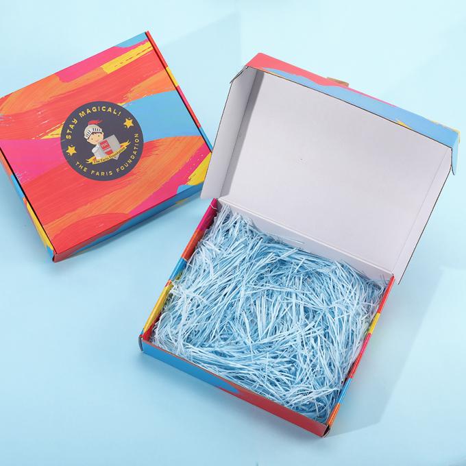 Logotipo personalizado Embalaje de correo de papel Impresión a color Caja de correo de envío corrugado 10