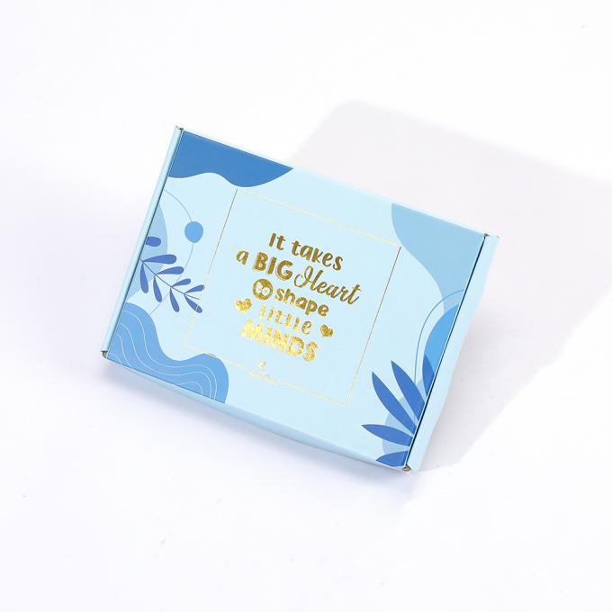 Reciclable Logotipo personalizado Regalos de fiesta Cajas de embalaje Papel corrugado Caja de correo de envío 8