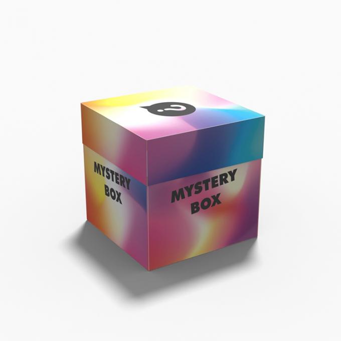 Diseño personalizado de electrónica embalaje cajas regalo caja misteriosa caja sorpresa caja con revestimiento UV CMYK 1