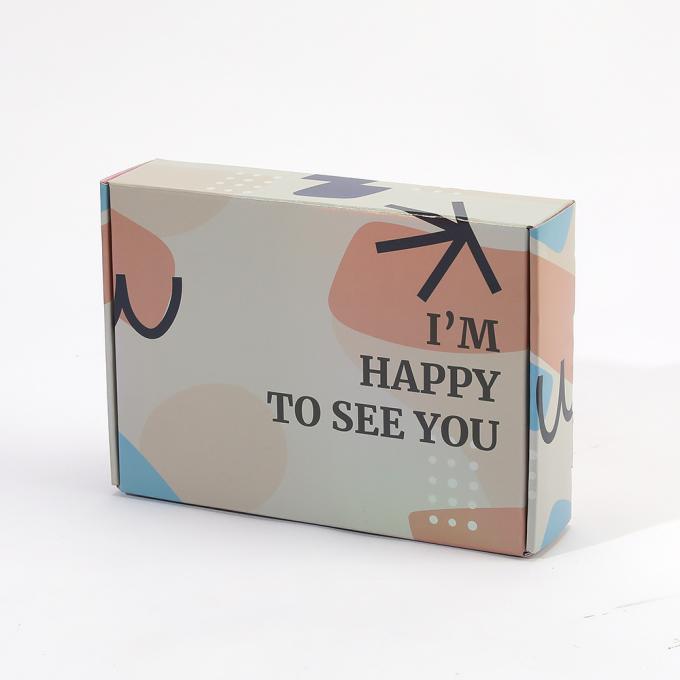 Caja de papel ondulado grande reciclable para el envío de trajes velas de joyería impresas a medida 7