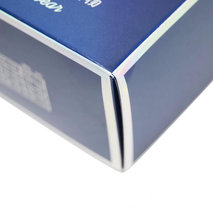 Imprimido Calcetines para hombres Ropa interior Embalaje Caja de regalo con ventana transparente CMYK Pantone 4