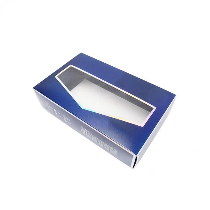 Imprimido Calcetines para hombres Ropa interior Embalaje Caja de regalo con ventana transparente CMYK Pantone 3