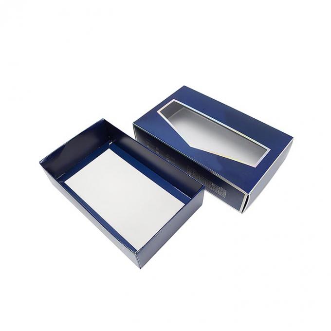 Imprimido Calcetines para hombres Ropa interior Embalaje Caja de regalo con ventana transparente CMYK Pantone 5