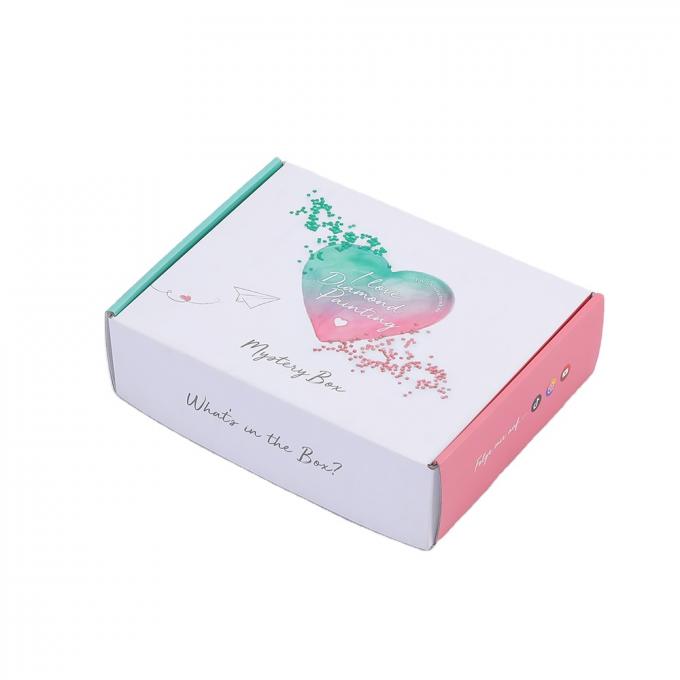 Impresión de logotipos personalizados Caja de misterio ecológica, embalaje ondulado, envío de correo 7