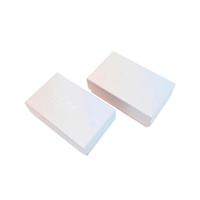 Cartón rosa personalizado Caramelo maquillaje cosmético Papel de joyería Cajas de embalaje de regalo con logotipo 1