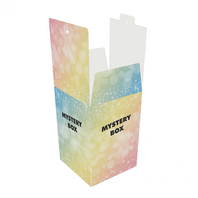 Logotipo personalizado Impresión de papel recubierto de color Embalaje regalo sorpresa Caja misteriosa plegable 6