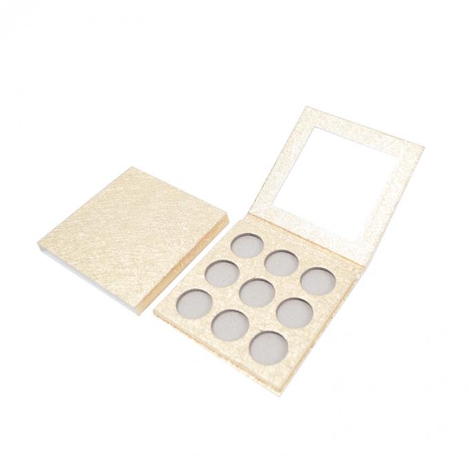 Cajas de auto-elevación 12 colores redondos vacíos paleta de sombras de ojos caja para maquillaje profesional 4