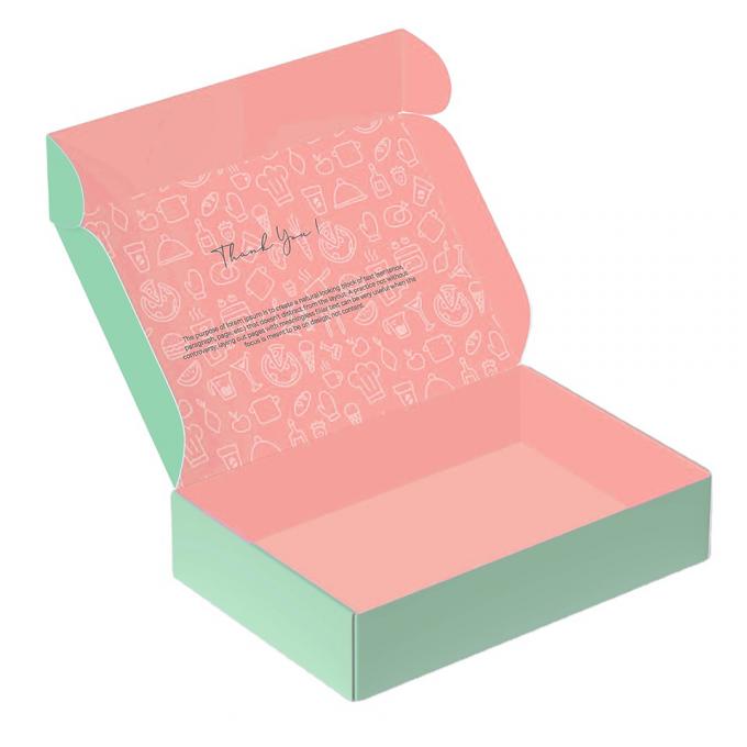 Pedido personalizado Envío verde embalaje de regalo corrugado Cajas de correo para pequeñas empresas 9