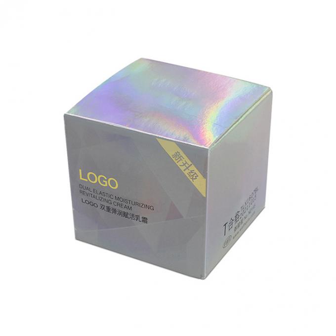 Papel vacío no tóxico para el cuidado de la piel, crema facial, caja de embalaje CMYK Impresión a color Pantone 10