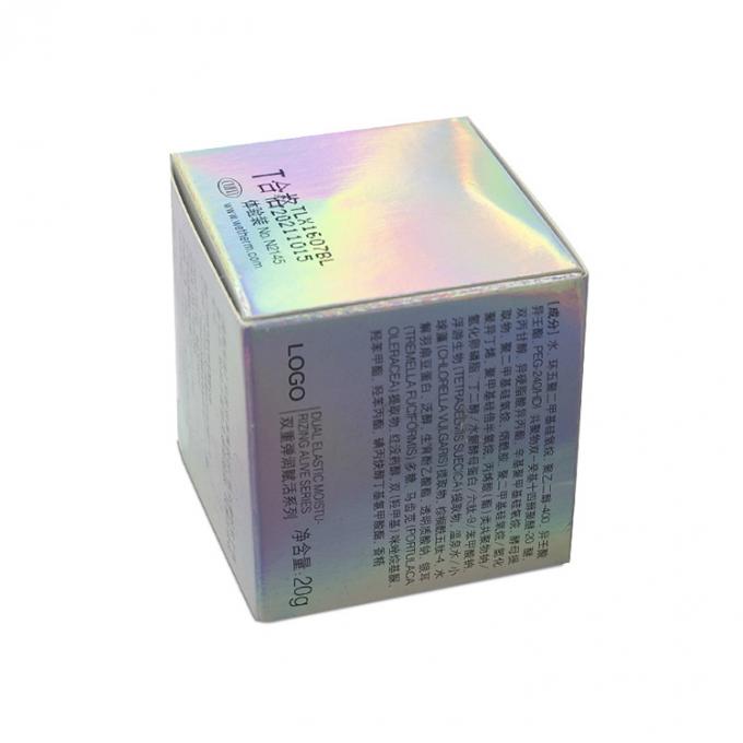 Papel vacío no tóxico para el cuidado de la piel, crema facial, caja de embalaje CMYK Impresión a color Pantone 9