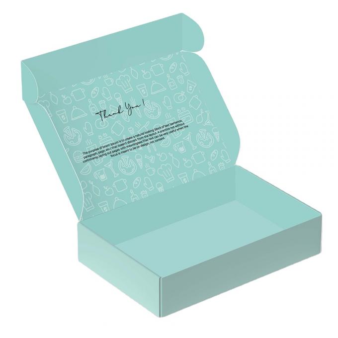 Cajas de cartón de envío con logotipo impreso personalizado para embalaje de tela de regalo en varios tamaños 8