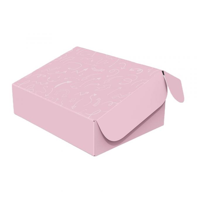 Embalaje corrugado Cajas de envío rosas 7