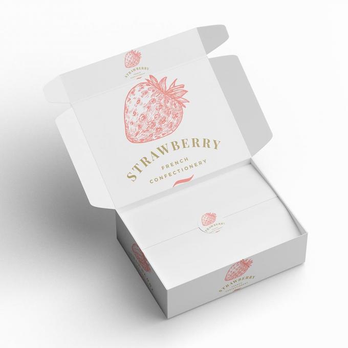 Caja de correo de envío corrugado con logotipo personalizado para entrega de envases de tiendas ecológicas 6